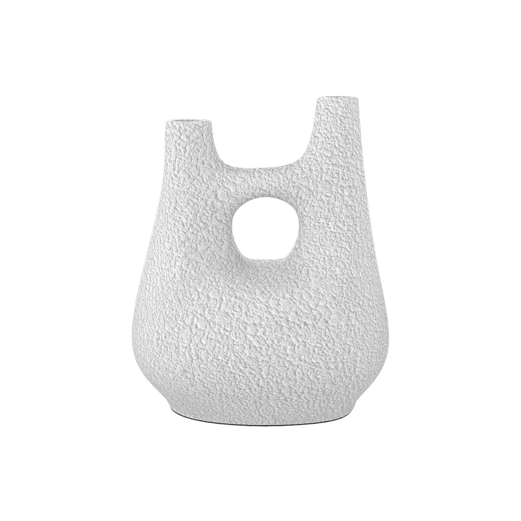 Vase décoratif en céramique pour agencement intérieur - 20 x 15 x 25